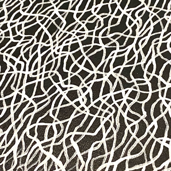 Black and White Mycelium Network / Connected  Consciousness Painting - Original - Picture 8 of 9